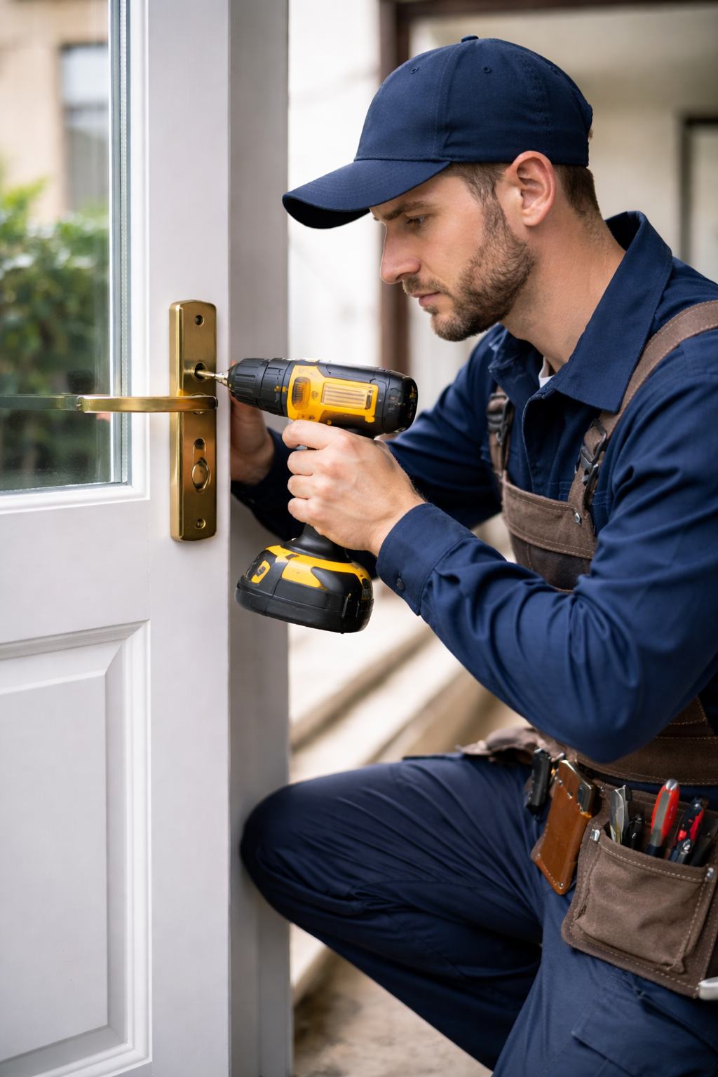 Serrurier en intervention